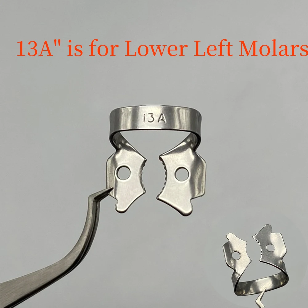 1/5/10 قطعة الأسنان المطاط السد المشابك 5 أحجام اللبية ترميم السد حامل قصاصة طب الأسنان مادة تقويم الأسنان 2A/8A/12A/13A #2