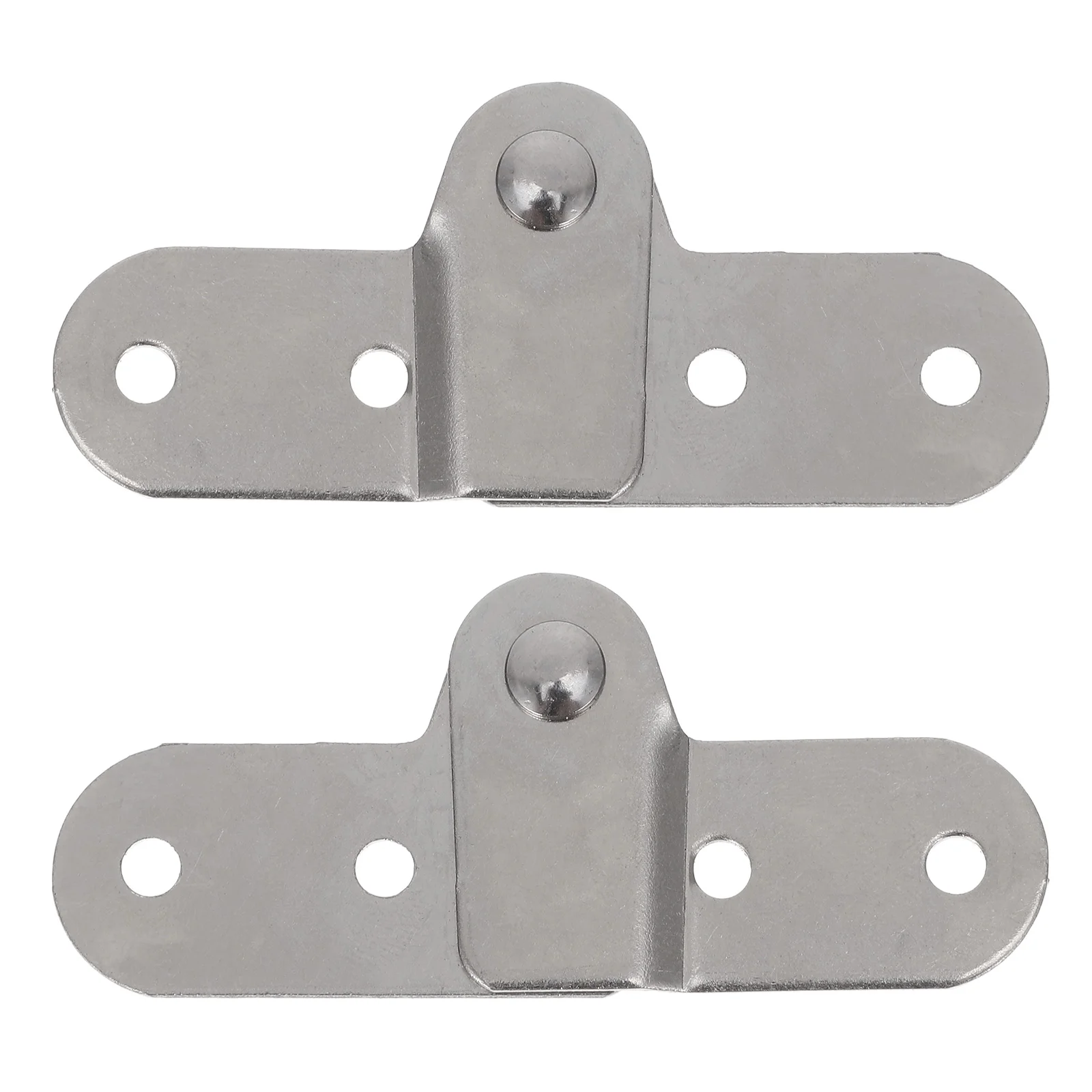 2 Pcs Folding Table Pull down Attic Ladder Joint Hinge Hasp Iron Lightweight Step