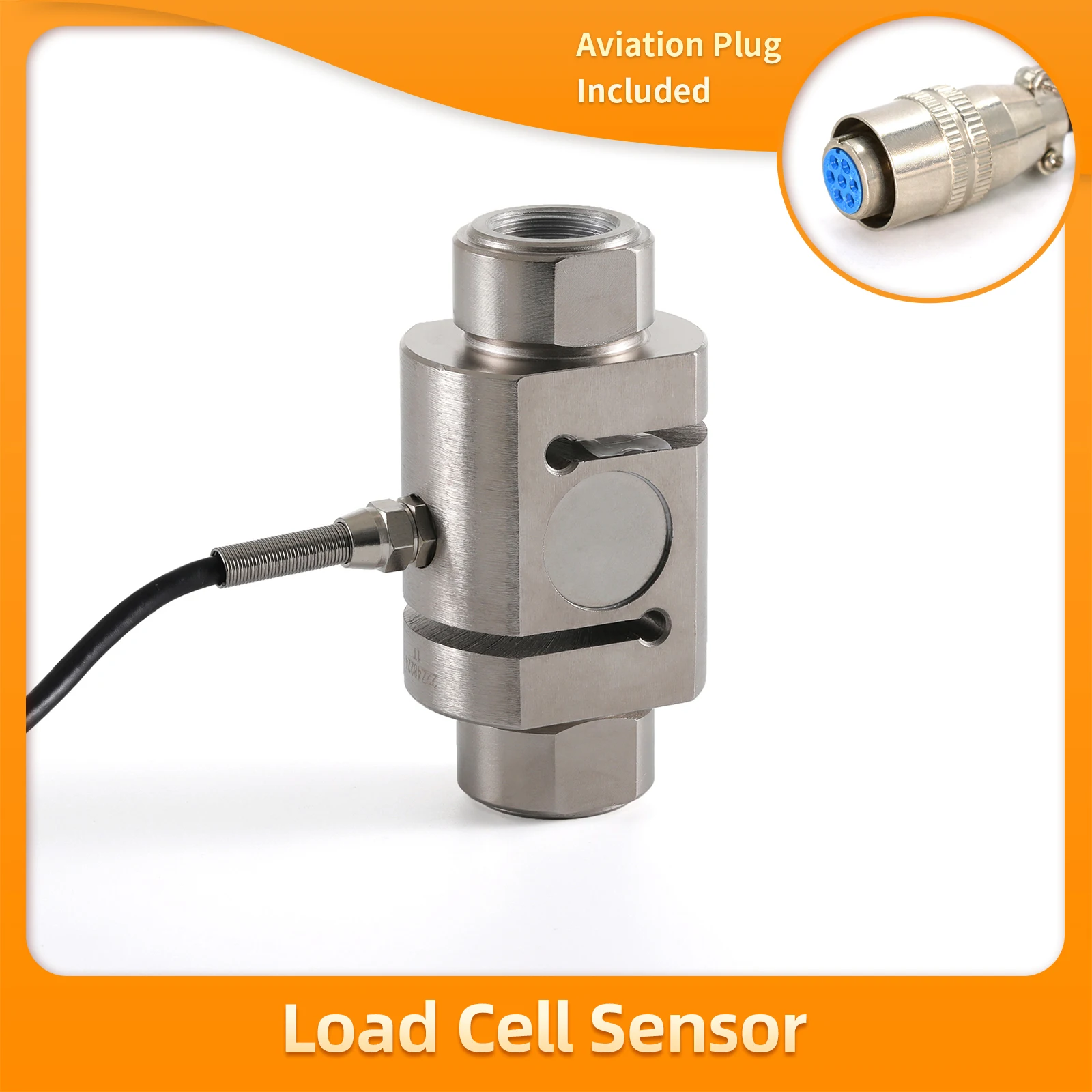 

S Type Load Cell Column Sensor HX711 AD Module Weight Sensor Electronic Scale 200KG 300KG 500KG 700KG 1T 2T 3T 5T 10T 20T