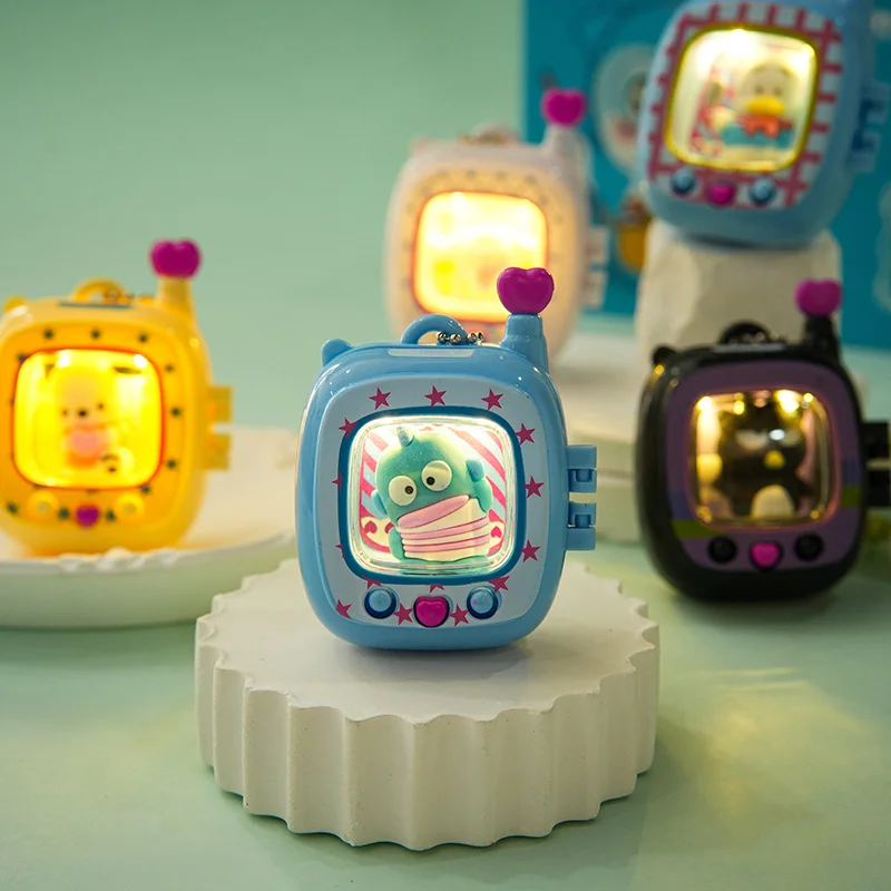 Neue Sanrio Pocket Elf Serie Blind Box Kleines Telefon Leuchtender Anhänger Geschenk Spielzeug Niedlicher Anhänger Mädchen Geschenk Ornament