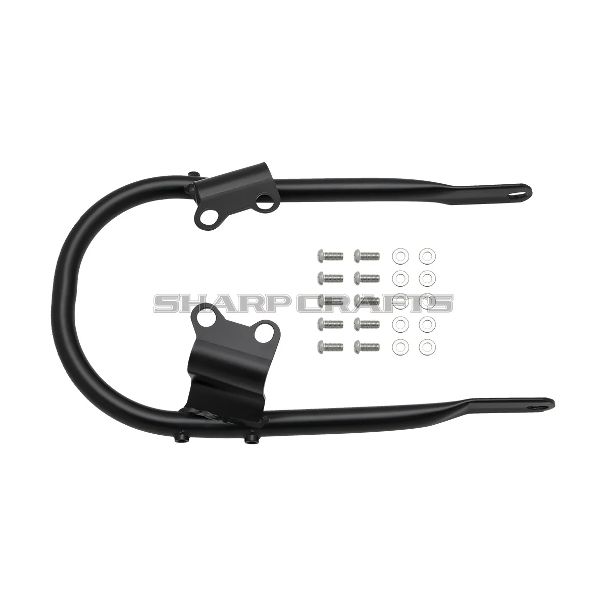 Motorcycle Hand Grip Bar Grab Rail & Passenger Seat Grab Rail Bar Bracket Mount For Triumph Bonneville T100 T120 Black 2016-2026