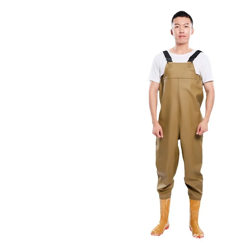 Calças de pesca à prova dwaterproof água com peito waders botas sapatos wader conjunto engrossado vestuário roupas das mulheres dos homens camisas águas