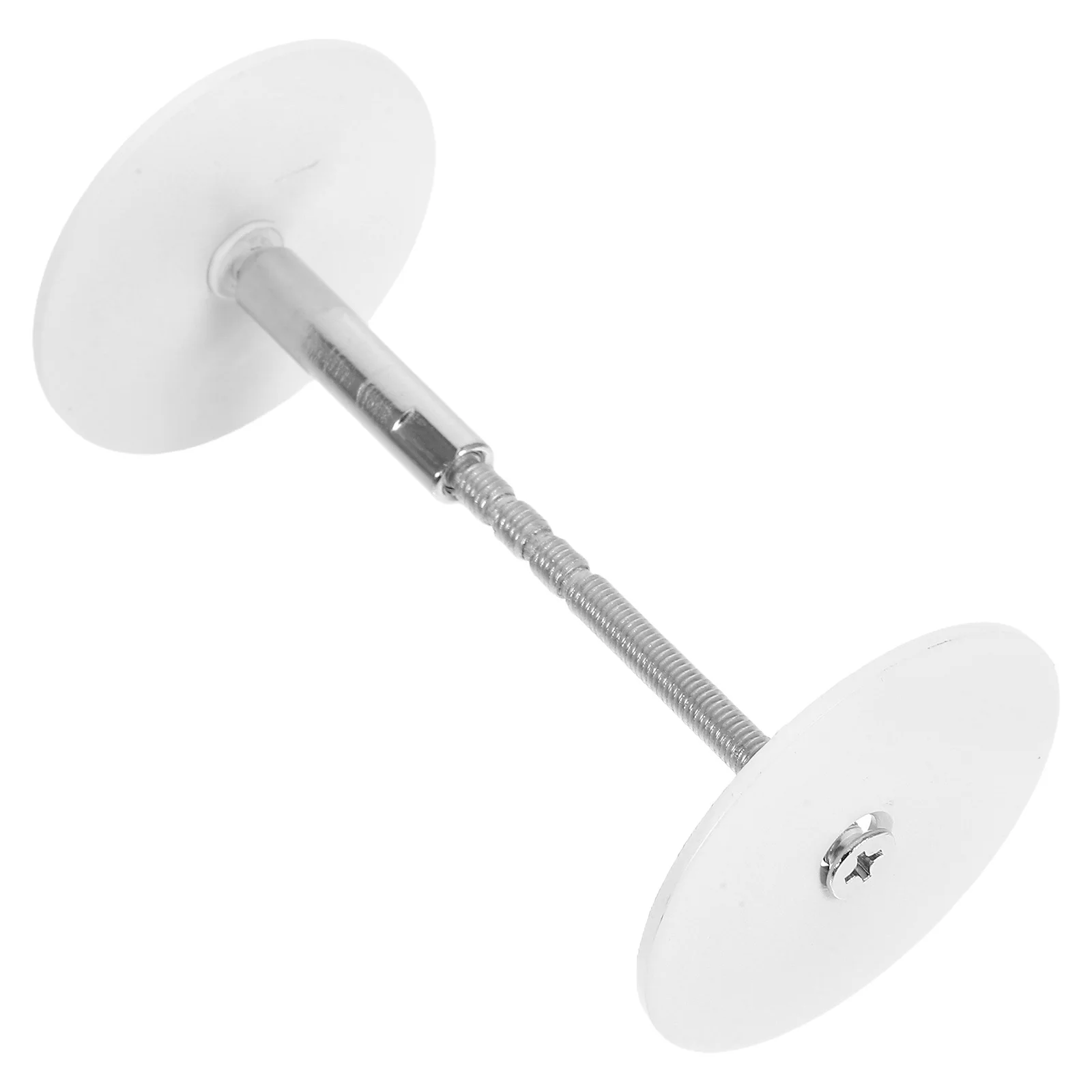 

1Set 50mm Round Door Hole Cover Plate Stainless Steel Deadbolt Filler White Security Fixing Conceals Durable Material