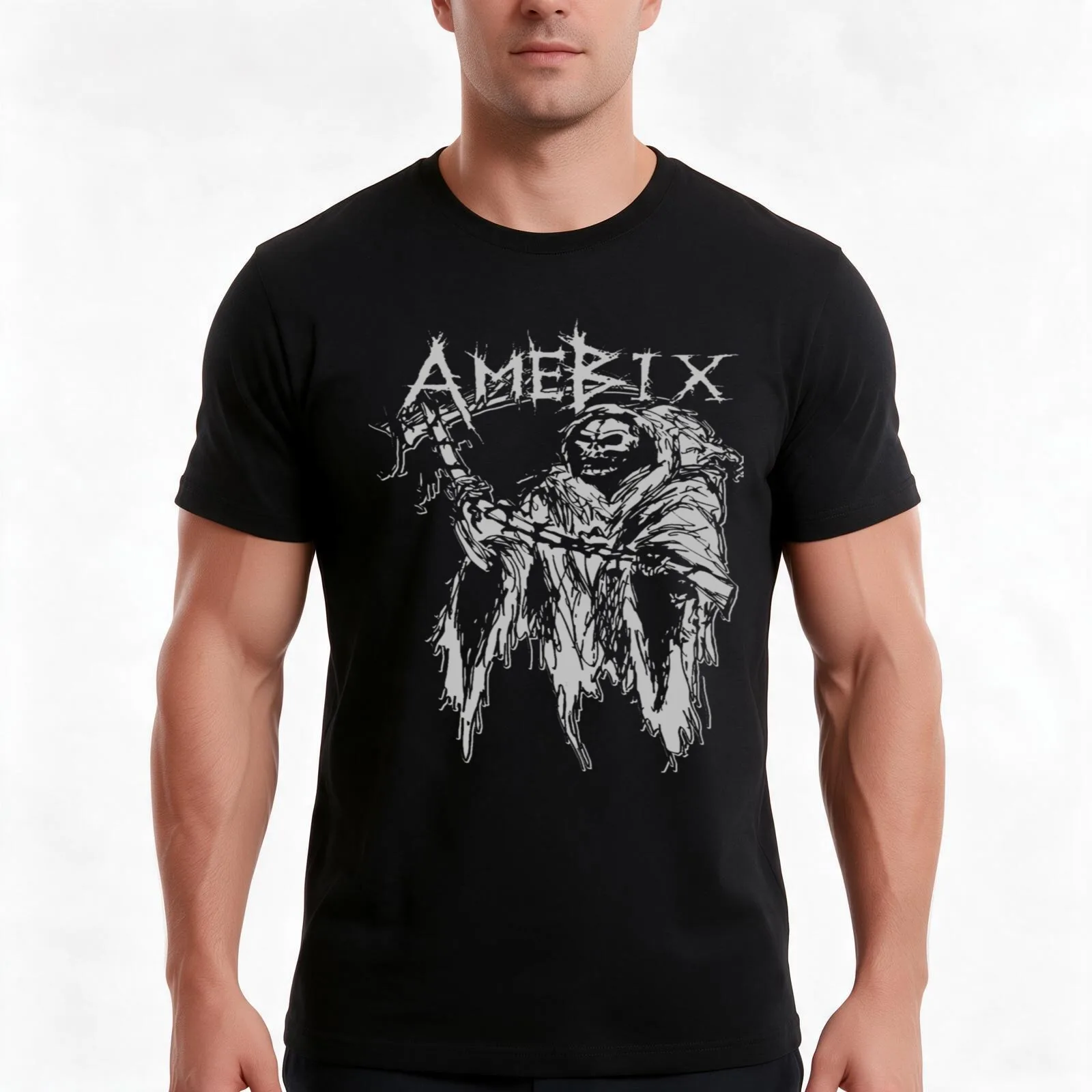 Amebix T-Shirt Summer Casual Cotton Tee Oversized Streetwear Tops Vintage Graphic Print Loose Fit Short Sleeve 100% Cotton