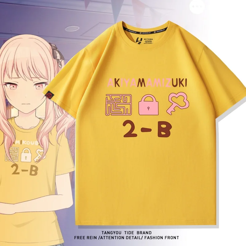 

Футболка с ретро-принтом в стиле мультфильмов и аниме, с изображением раннего лета, хлопковая, с коротким рукавом, для подростков