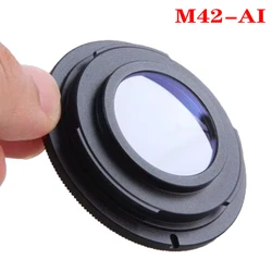 M42-Ai Adapter with Glass Focus Infinity For M42 Screw Lens to for Nikon F Mount Camera SLR DSLR D90 D300s D3200 D7000 D7100