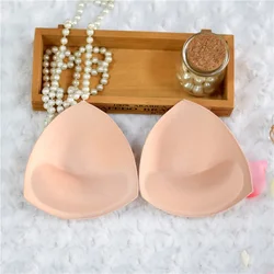 1 Pair/Lot Women Chest Cups Yoga Bra Padding Insert Breast Sponge Thick Enhancer Push Up Bikini Bra Pads for Swimsuit