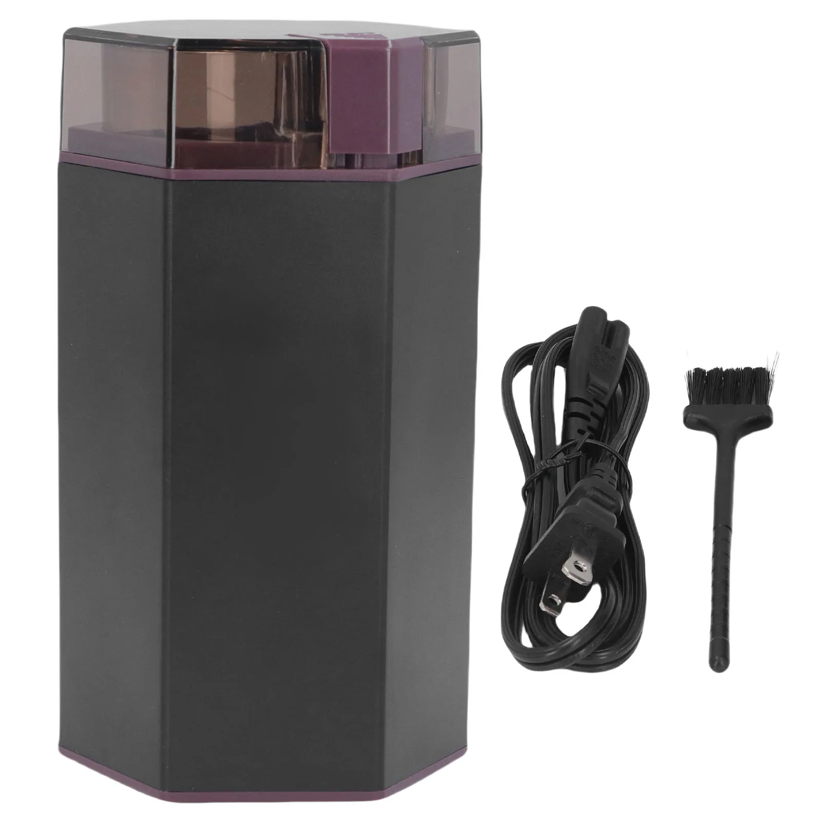 Elektrische Koffiemolen 150W 30000RPM Transparant Deksel Elektrische Koffiebonenmolen met Reinigingsborstel voor Thuis