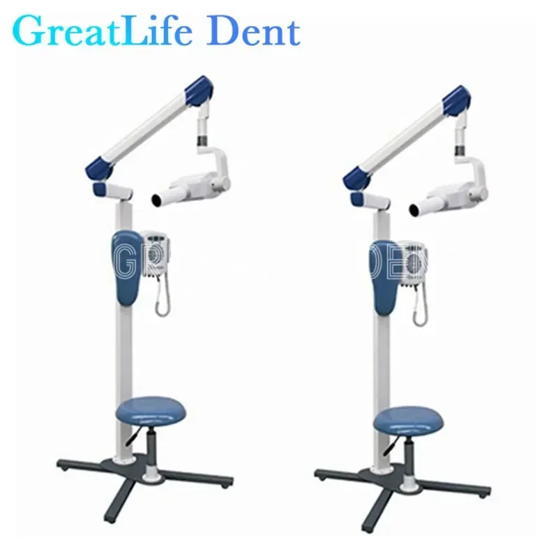 GreatLife Dent Mobile X Ray Rvg Imaging Dental X-Ray Floor-Standing High Frequency Unit Digital Image System Radiography Machine