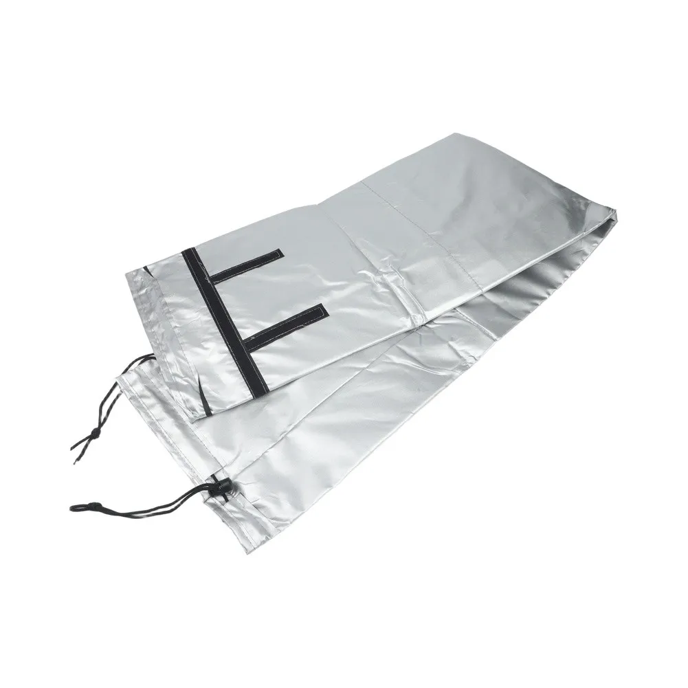 Portable AC for exhaust Hose Cover with Dual Layer Insulation to Limit Conduction and Convection Heat Transfer Effects