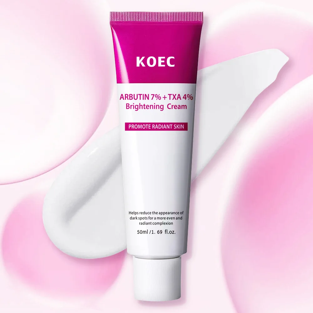 Arbutin 7% TXA 4% Brightening Face Cream Dark Spot Corrector Moisturizer Radiant Even Skin Tone 50ml