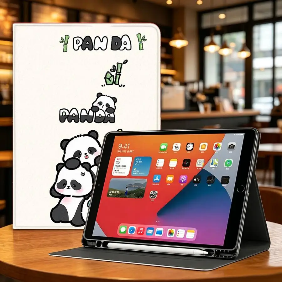 Case for Xiaomi Pad 5 6 7 8 Pro Pad 6s Pro 7 Ultra Redmi Pad SE K Pad 8.8 9.7 12.4 Inch with Pencil Slot Strawberry Two Panda