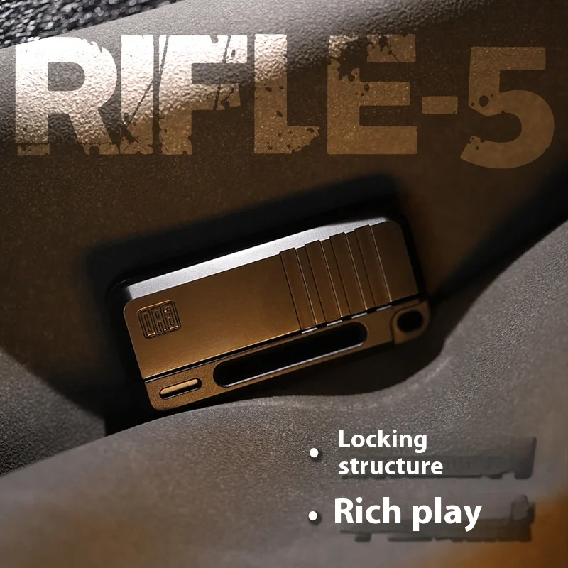 Mecânico 5a geração rifled segmento de rebote magnético push card edc brinquedo de alívio do estresse fidget spinner jogo de alívio de moeda