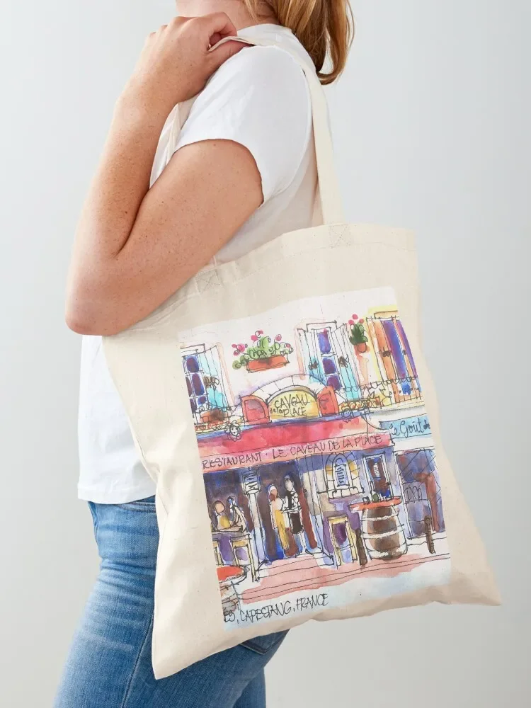 Capestang Village, South of France Tote Bag tote bag reusable shopping bags Tote Bag