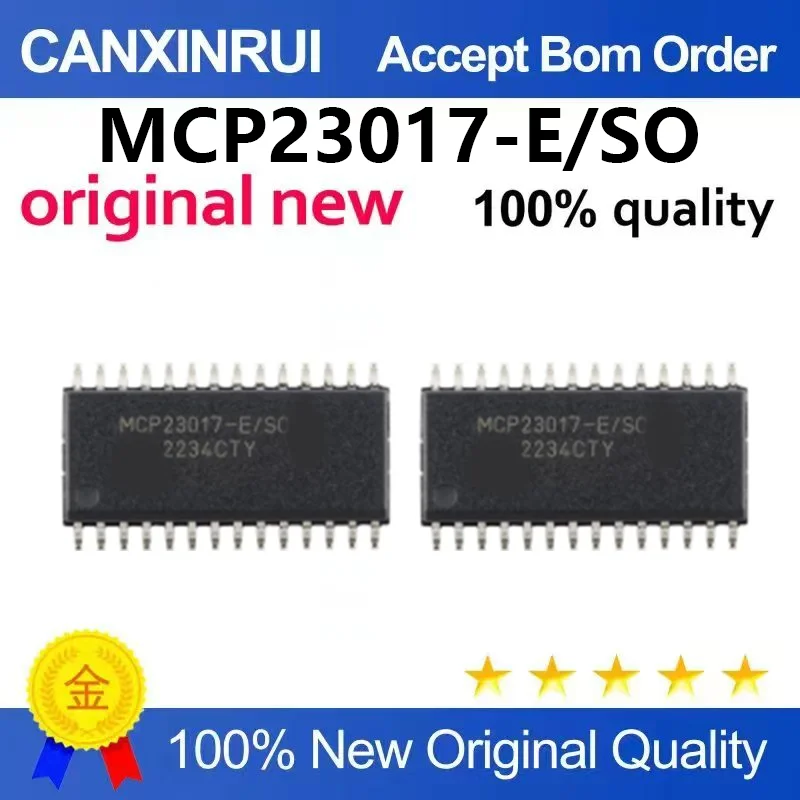 （5pcs-100pcs）Original genuine MCP23017-E/SS patch SSOP28 interface - I/O extender