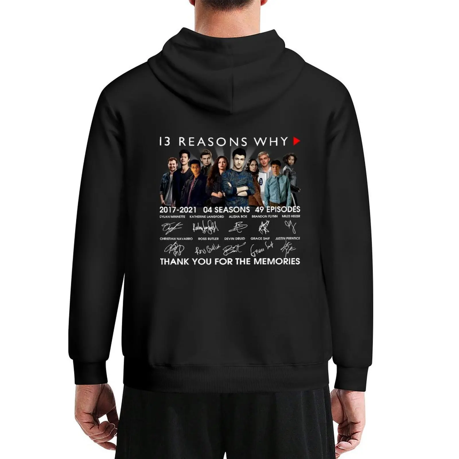 13 Reasons Why Members Signature And Thank You For The Memories Essential Hoodie men's clothes mens clothes hoodie graphic