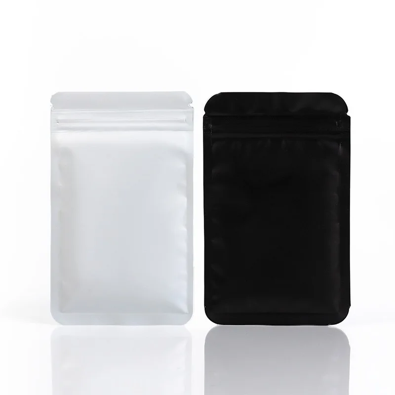 

10Pcs Frosted Matte Photocard Special Bags, Solid Color Aluminum Foil Slide Zip Pouches for Gifts, Jewelry & Daily Storage