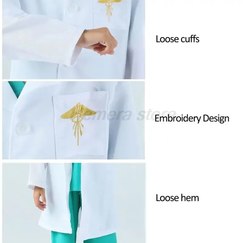 زي مستشفى Bear's Den للأطفال البنات/الصبي الجراح Dr زي الأولاد الوظيفي للأطفال أزياء الهالوين التأثيرية الاسمية الجديدة 2025