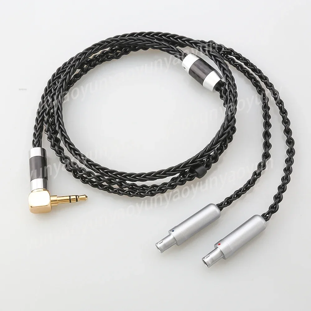 HiFi 4 Pin 4.4 2.5 Mm 3.5 6.35 Jack 8Core Headphone Earphone Cable