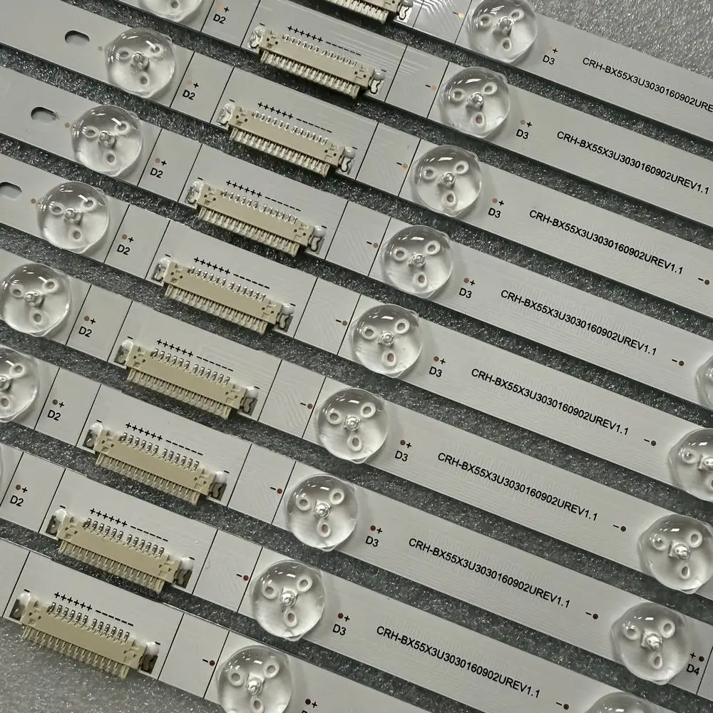 LED Strip For Hisense 55A66F 55U6GS 55U7QF 55U7QFTUK 55H8G LB5500X JHD550X3U81-TA SVH550F82 CRH-BX55X3U3030160902UREV1.1