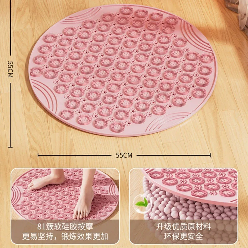 Pannello di pressione per dita a corsa ultra lenta in morbido silicone nel posto del cuscinetto per massaggio ai piedi a corsa lenta