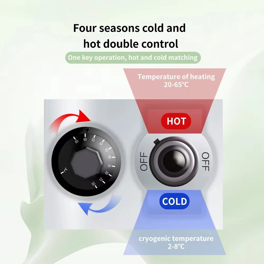 Transparent Tanks Hot Cold Drink Dispenser Commercial Electric Beverage Dispenser