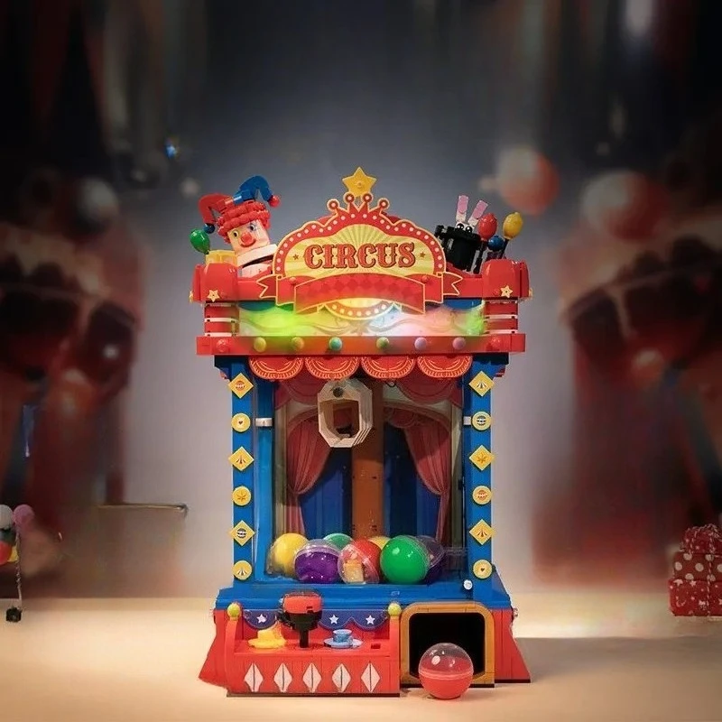 【 Puzzle Building Blocks 】 Grab Doll Machine Puzzle Building Toy Trendy Play Gift Ornament Classic Building Blocks