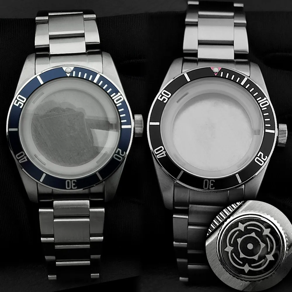 

Корпус мужских часов из нержавеющей стали 41 мм 8215 Синий, зеленый, черный Корпус для дайвинга Submariner Зеленый C3, светящиеся детали, аксессуары