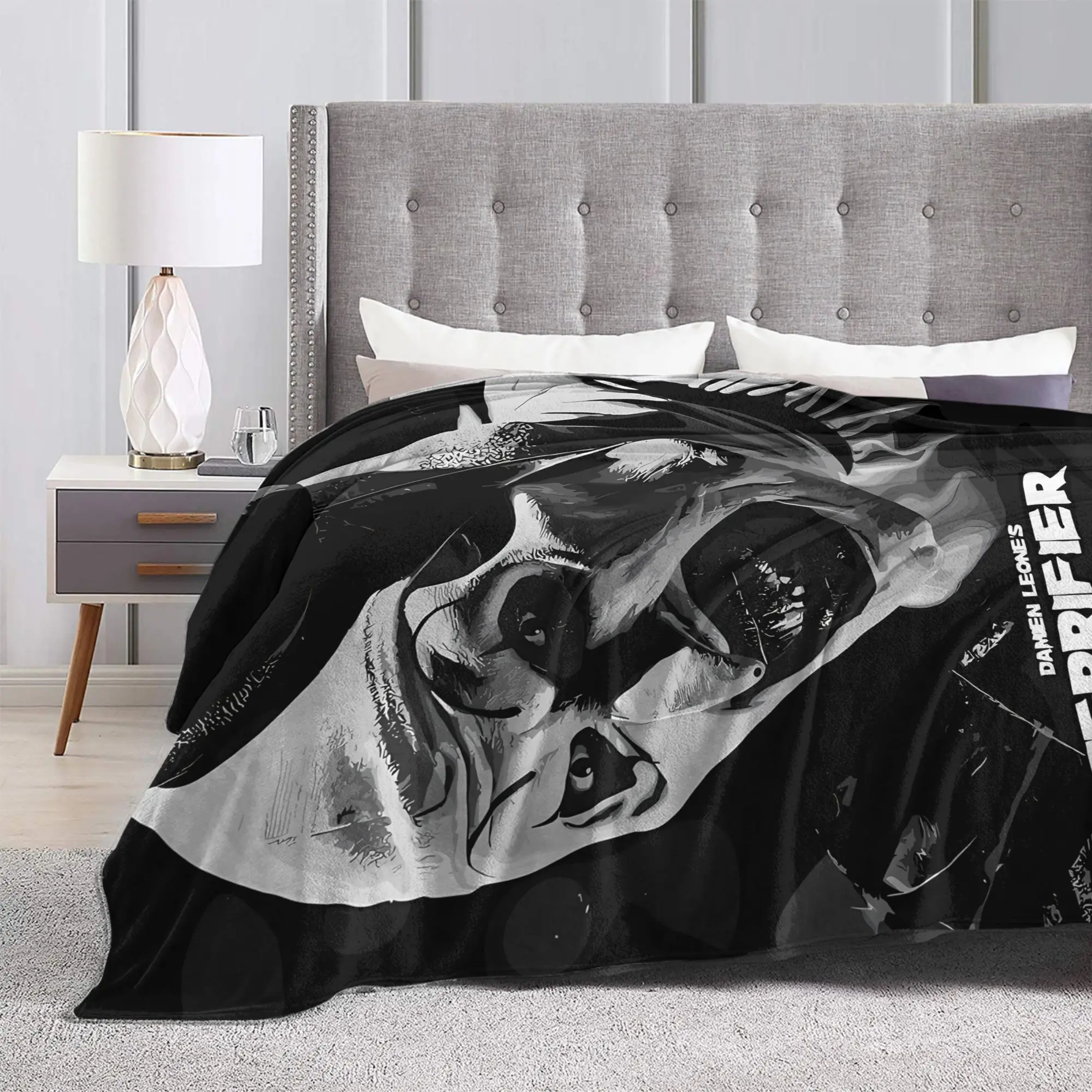 Terrifier Movie Soft Warm Blanket  Girls Boys Plush Bedding Throws Fashion Bedroom Flannel Bedspread Sofa Bed Cover