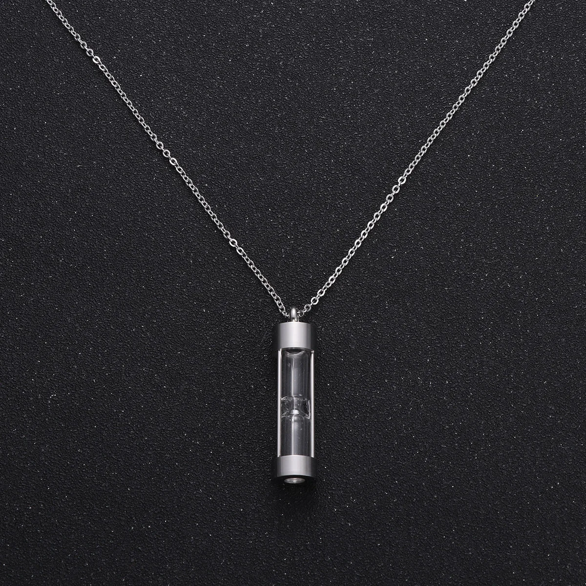

Stainless Steel Memorial Bone Ash Necklace Cremation Jewelry Ashes Urn Pendant Perfume Bottle Pendant