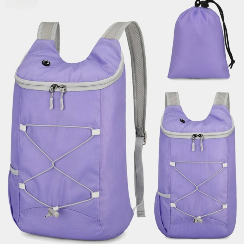 Hiking Backpack Sports Bag Outdoor Leisure Splash-Resistant Lightweight Foldable Multifunctional Hiking Camping Backpack