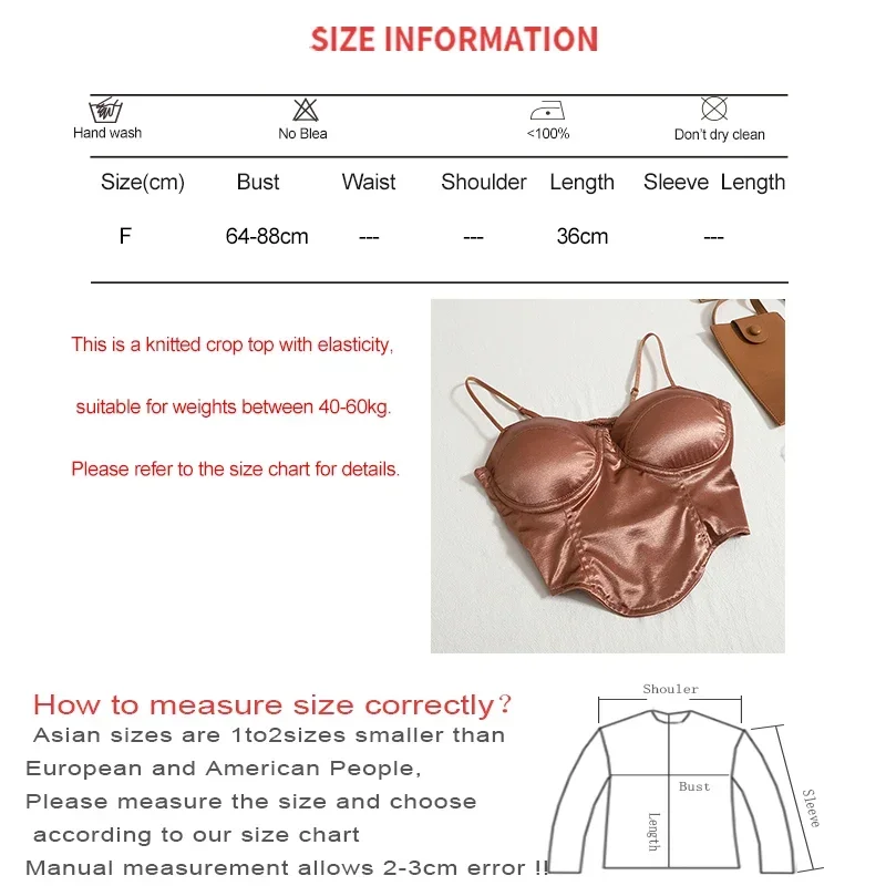 2024  Women Sexy Crop Top Solid Pleated Satin Tanks Top With Bra Pad Beach Camis Spaghetti Backless Casual Top Spring Summer