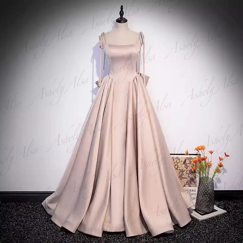 NA-S12 Angepasst Echt Bild Prinzessin Mädchen Prom Kleid Bogen Perlen Satin Puffy Vestido De 15 Quinceanera Formale Abendkleider