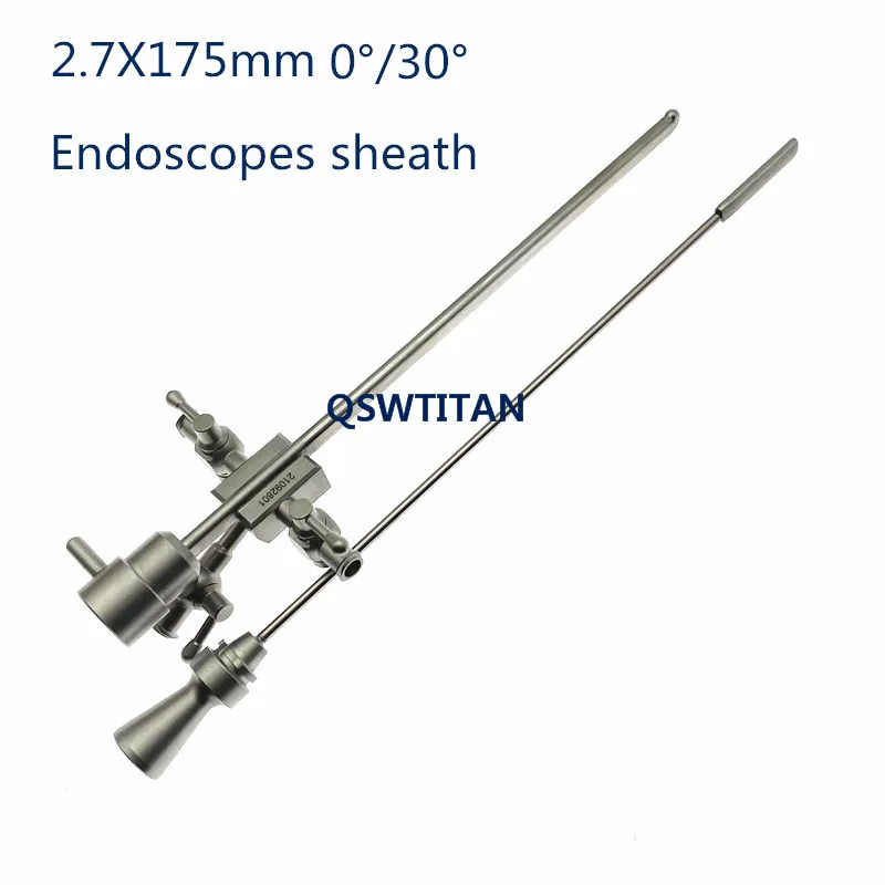 HD Surgical Endoscopes 0 /30 Degree Sheath Three Valve Rotating Sheath Use for Medical Endoscopes Tool