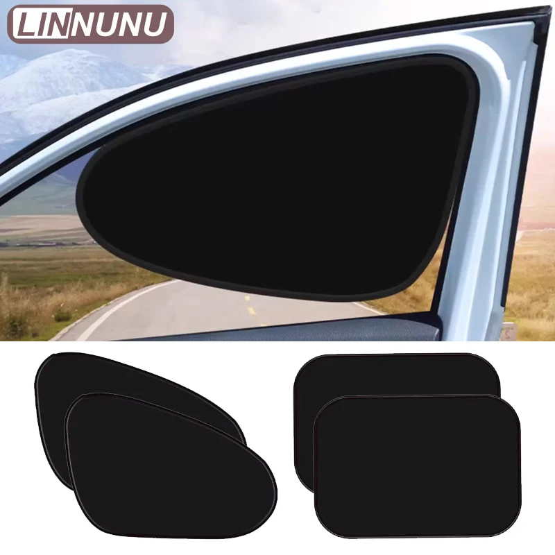 

Linnunu Car Sunshade Sun Protection and Heat Insulation Car Curtain Electrostatic Adsorption Sunshade Car Window Sunshade Side Window Sunshade Car Window Blocking Uv Car Interior Supplies Car Accessories