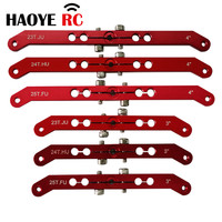Haoye U.S. System JR Hitec Futaba 23T/24T/25T CNC Aluminum Alloy Servo Horn Double Arm 3-4Inch For RC Electric Airplanes Parts