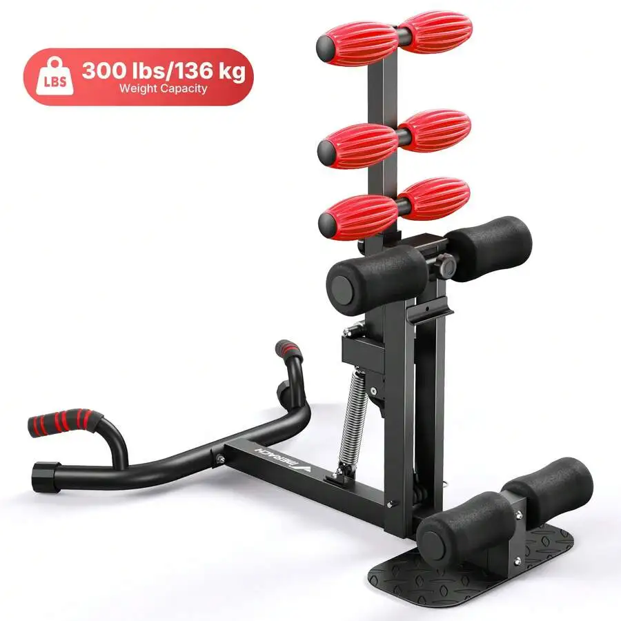 Deep Squat Machine For Women, Ab Machine, Adjustable Glutes Trainer Machine, Core & Leg Exercise, Push Up Workout Equipment At H