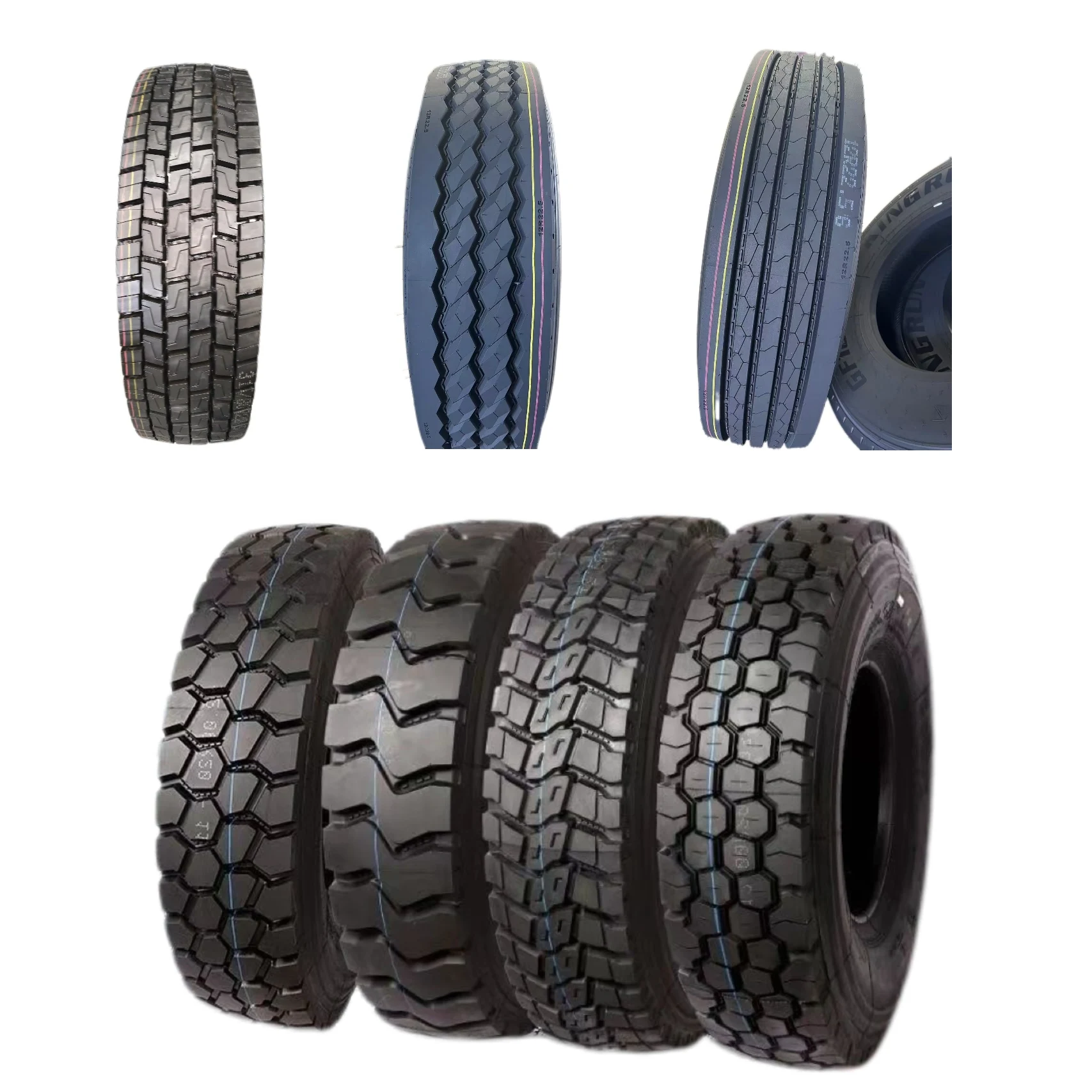 Neumáticos y Servicios GITI TBR - Neumáticos para Camión Tbr GSR259 385/55R22.5 385/65R22.5, Estándar Global Más Alto, Nuevos