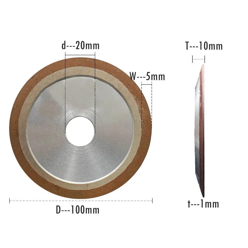 Diamant Schleifscheibe / Diamond grinding wheel 1FF1 ISO9001 75 100 150mm