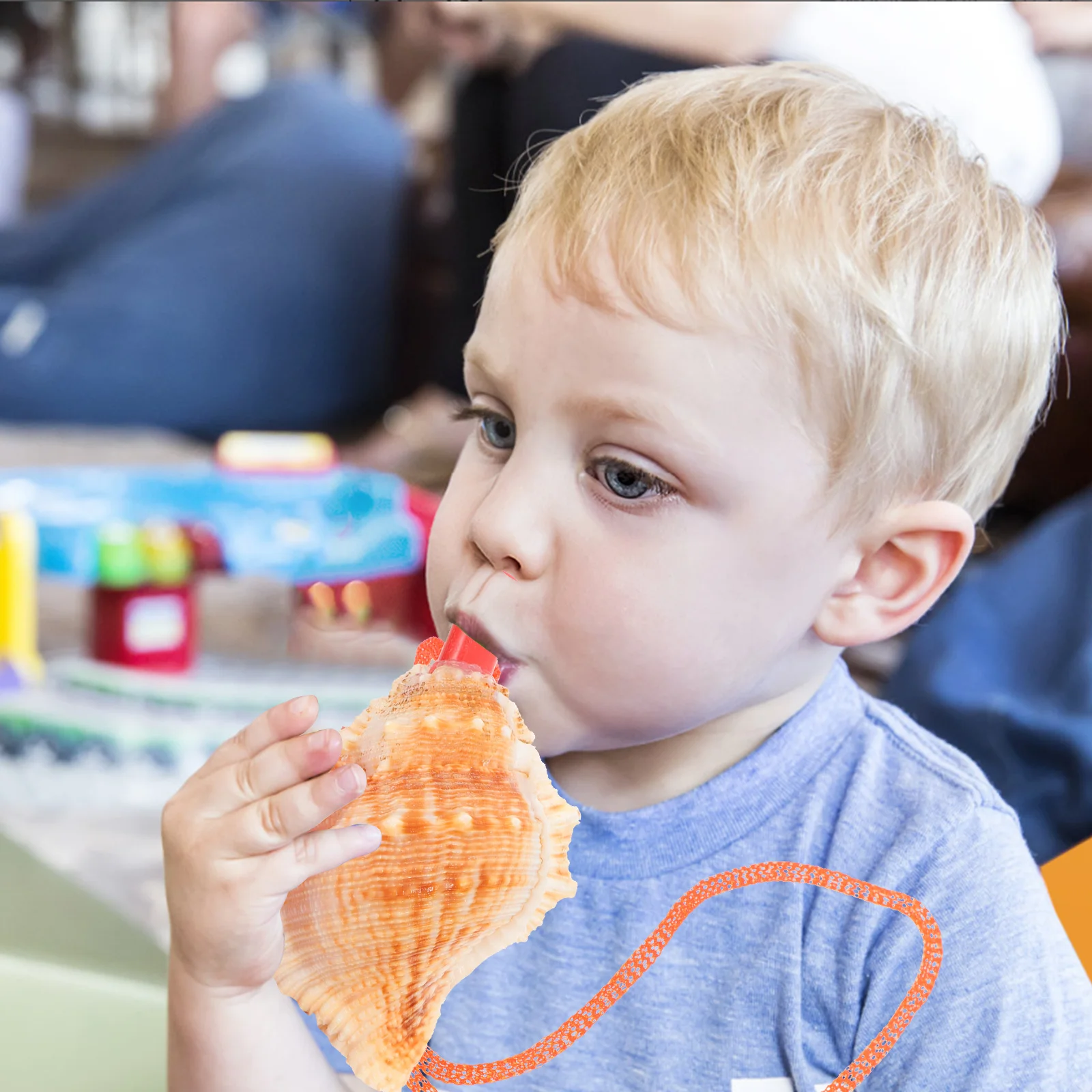 

Natural Conch Whistle for Children Birthday Party Favors Elegant Design Reliable Plastic Loud Clear Sound Versatile Use