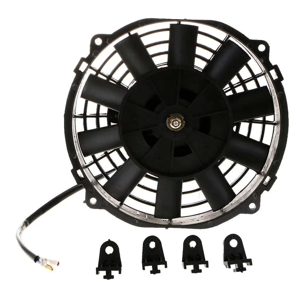 8'' Car Motorcycle Electric Radiator Cooling Fan Heat Dissipation 80W 12V