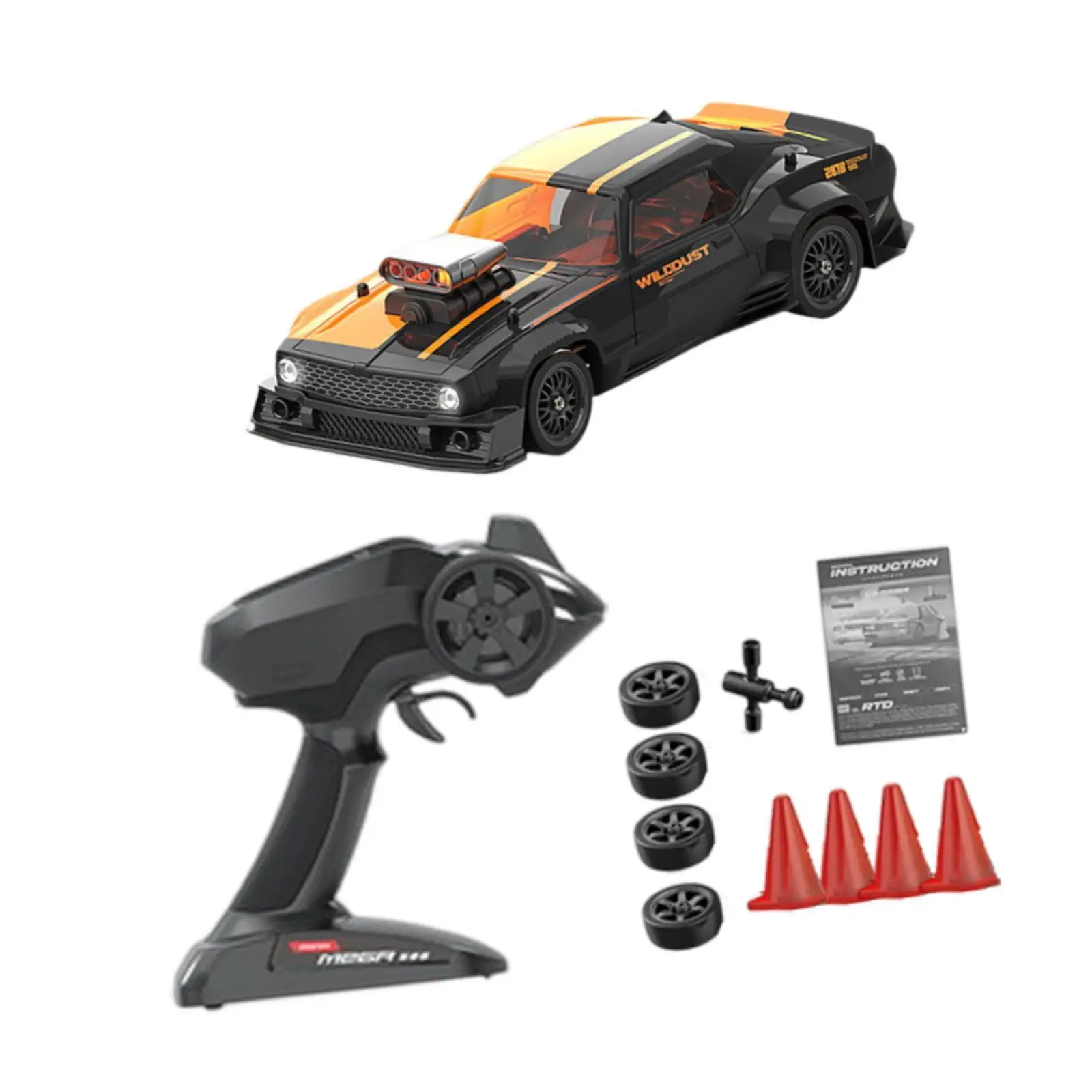 

1/16 RC Drift Car for Adults Kids Boys Electric Sports Vehicle High Speed for Birthday Festivals Party Favors Holiday Present