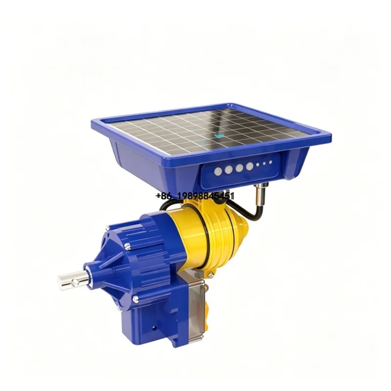 Agricultural Greenhouse Solar Powered Greenhouse Film Roll Up Motor with Remote Control 24V DC Automatic Ventilation System