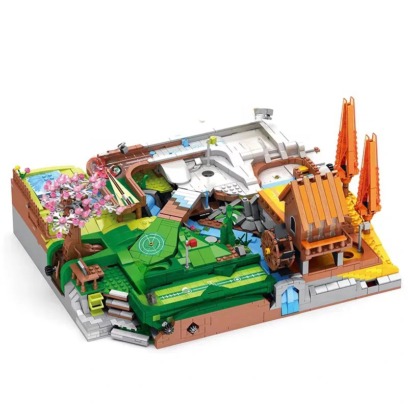 3022PCS New MOC 86017 Golf Resort Course Modular Building Blocks Bricks Educational Puzzle Toy Christmas Gifts For Child