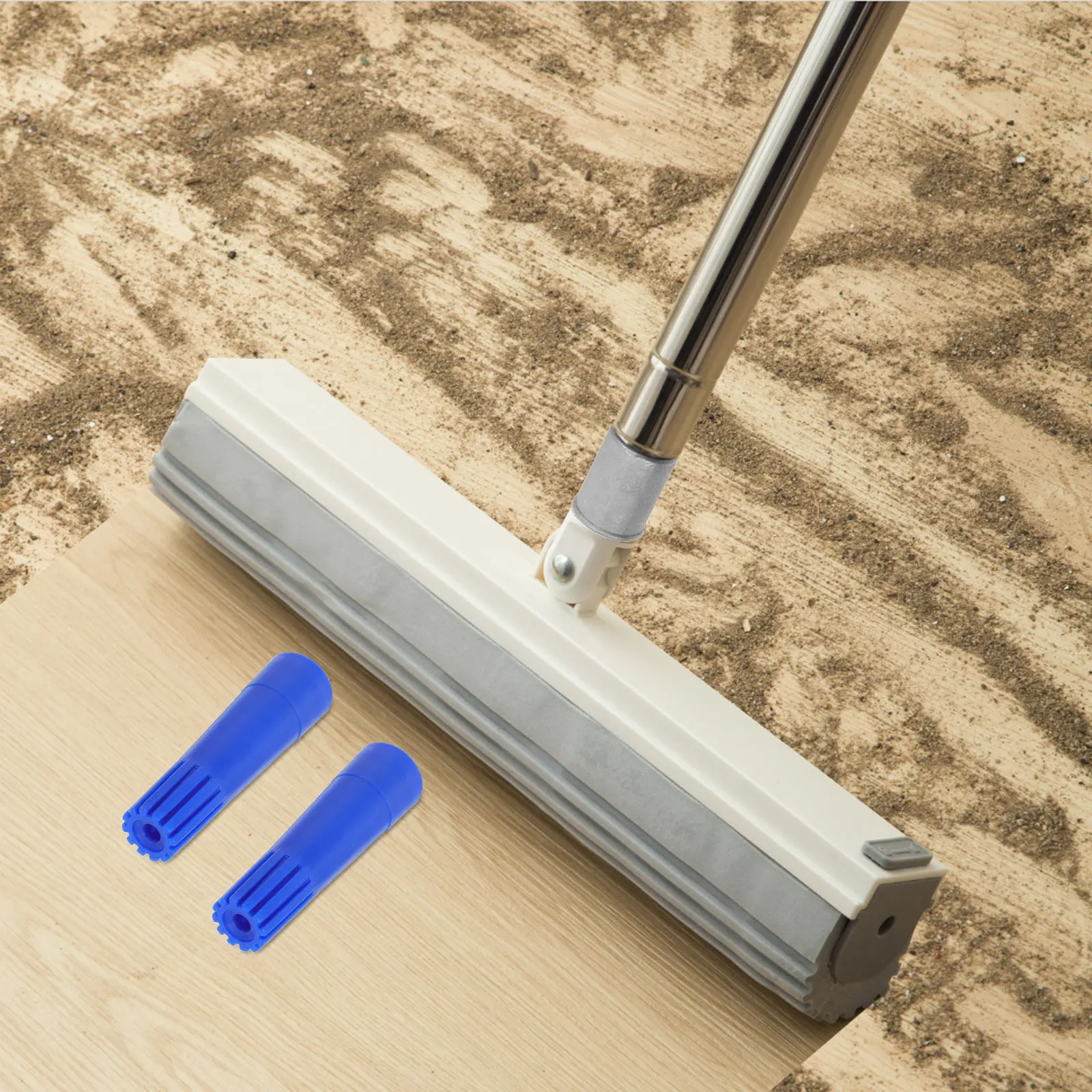 Broom Handle Tip Mop Pole Adapter Replacement Extension Threaded Attachments Mops