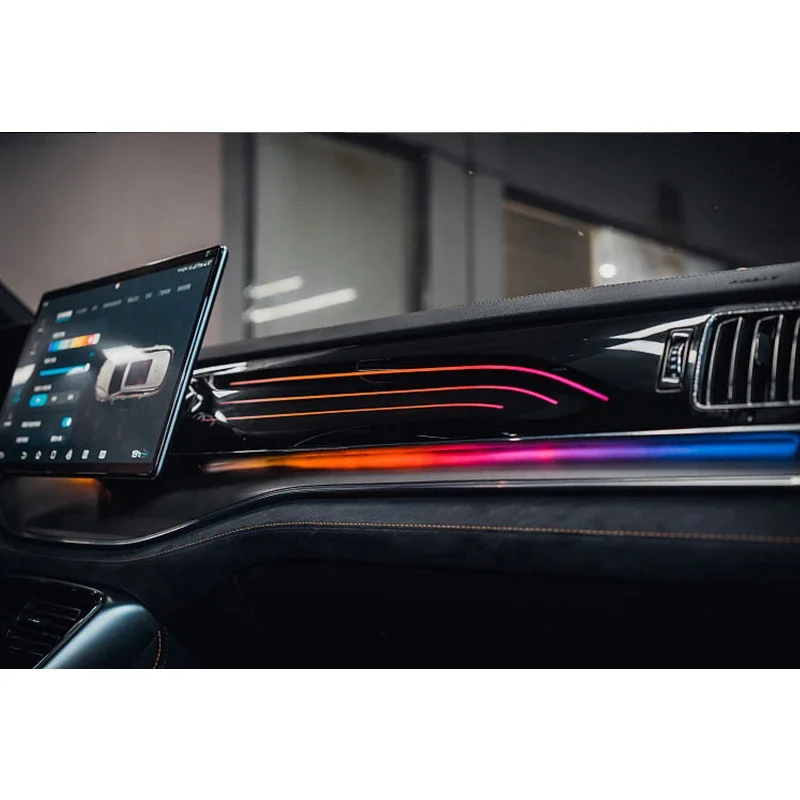 

Украшение интерьера автомобиля в стиле «Драконский коготь», 36 светодиодных фонарей, окружающий свет, салон автомобиля для автомобиля BYD 21-22 Tang Dm-i