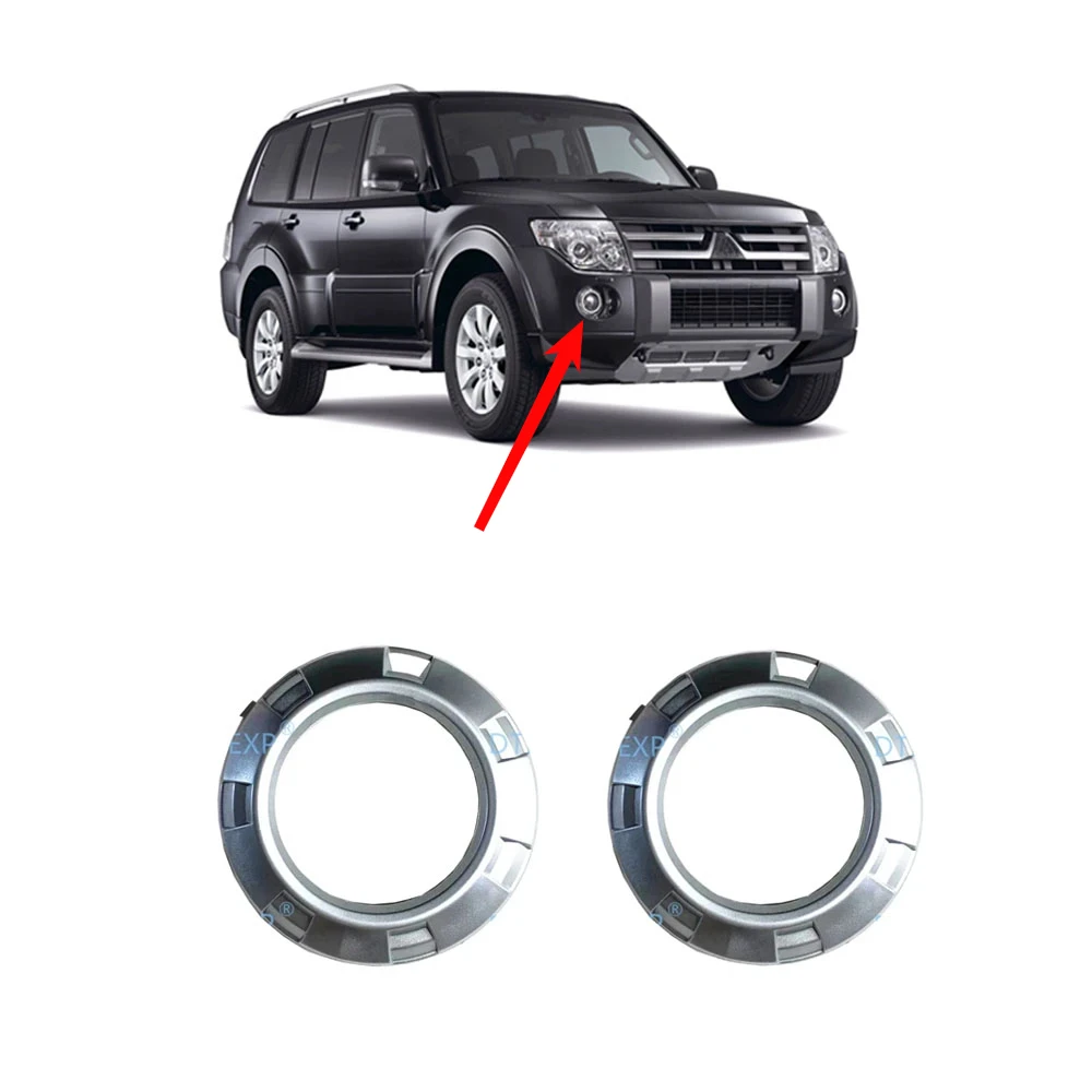 1 or 2 Pcs 2007-2019 V97 Fog Lamp Cover for Pajero V93 Front Lamp Cover for Montero V98 V87 Not for L200 6400A585