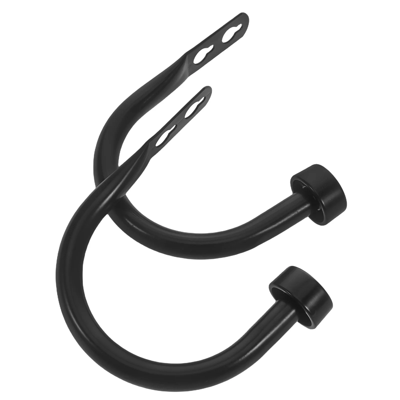 

2pcs Curtain Accessories Hooks U Shape Modern Design Wall Mount Easy Installation Aesthetic Window Treatment Holdbacks Decor