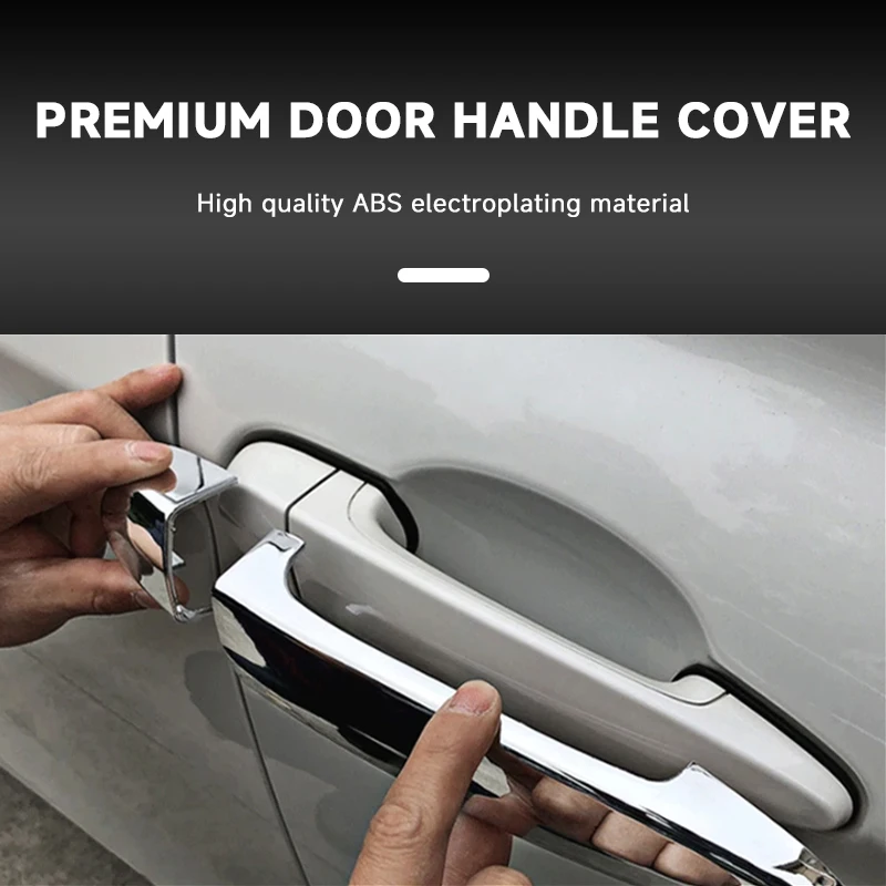 Door Handle Cover For Renault Megane II MK2 2003 2004 2005 2006 2007 2008 ABS Rustproof Sticker Exterior Car Accessories Gadgets