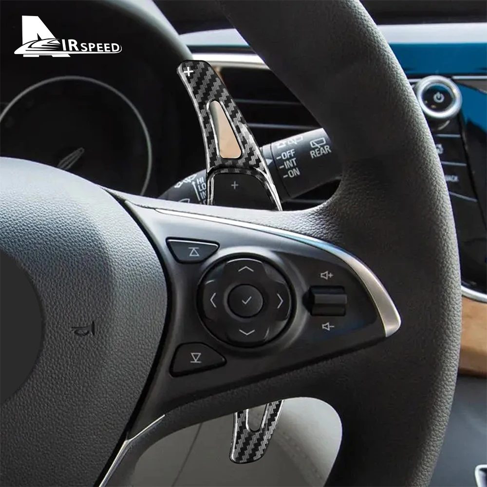 

Car Steering Wheel Paddle Shifter Cover For Chevrolet Camaro 2012-2015 Cadillac XT5 CT6 2016-2018 For Buick Regal Weilang GS GL8